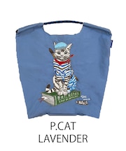 【Ball＆Chain/ボールアンドチェーン】P.CAT(M) 刺繍エコバッグ