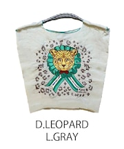 【Ball＆Chain/ボールアンドチェーン】D.LEOPARD(M) 刺繍エコバッグ