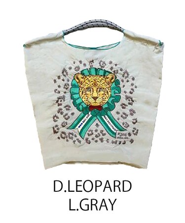 【Ball＆Chain/ボールアンドチェーン】D.LEOPARD(M) 刺繍エコバッグ
