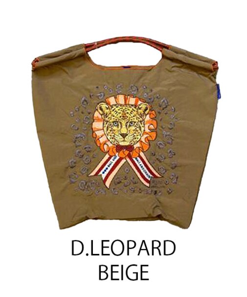 【Ball＆Chain/ボールアンドチェーン】D.LEOPARD(M) 刺繍エコバッグ