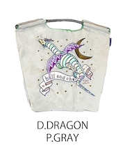【Ball＆Chain/ボールアンドチェーン】D.DRAGON(M) 刺繍エコバッグ