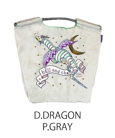 【Ball＆Chain/ボールアンドチェーン】D.DRAGON(M) 刺繍エコバッグ