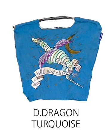 【Ball＆Chain/ボールアンドチェーン】D.DRAGON(M) 刺繍エコバッグ