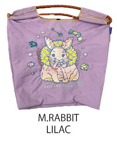 【Ball＆Chain/ボールアンドチェーン】M.RABBIT(M) 刺繍エコバッグ