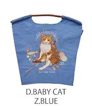 【Ball＆Chain/ボールアンドチェーン】D.BABY CAT(M) 刺繍エコバッグ