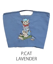 【Ball＆Chain/ボールアンドチェーン】P.CAT(L) 刺繍エコバッグ