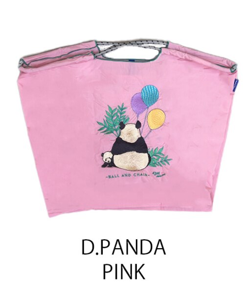 【Ball＆Chain/ボールアンドチェーン】D.PANDA(L) 刺繍エコバッグ