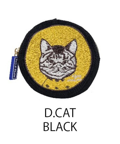 【Ball＆Chain/ボールアンドチェーン】R pouch DCAT 刺繍ポーチ