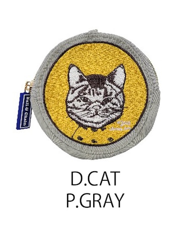 【Ball＆Chain/ボールアンドチェーン】R pouch DCAT 刺繍ポーチ