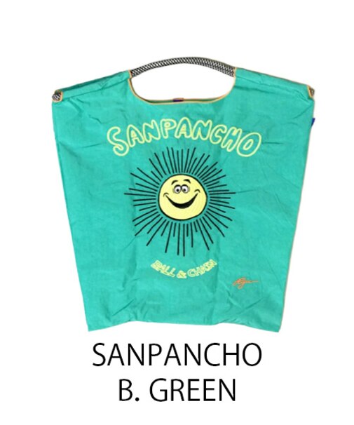 【Ball＆Chain/ボールアンドチェーン】RYU.SANPANCHO(M) 刺繍エコバッグ