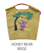 【Ball＆Chain/ボールアンドチェーン】HONEY BEAR(M) 刺繍エコバッグ