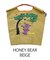 【Ball＆Chain/ボールアンドチェーン】HONEY BEAR(M) 刺繍エコバッグ