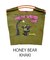 【Ball＆Chain/ボールアンドチェーン】HONEY BEAR(M) 刺繍エコバッグ