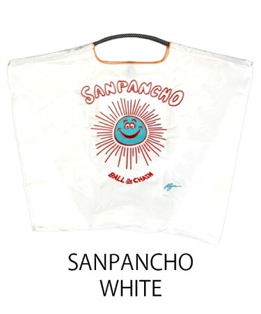 【Ball＆Chain/ボールアンドチェーン】RYU.SANPANCHO(L) 刺繍エコバッグ