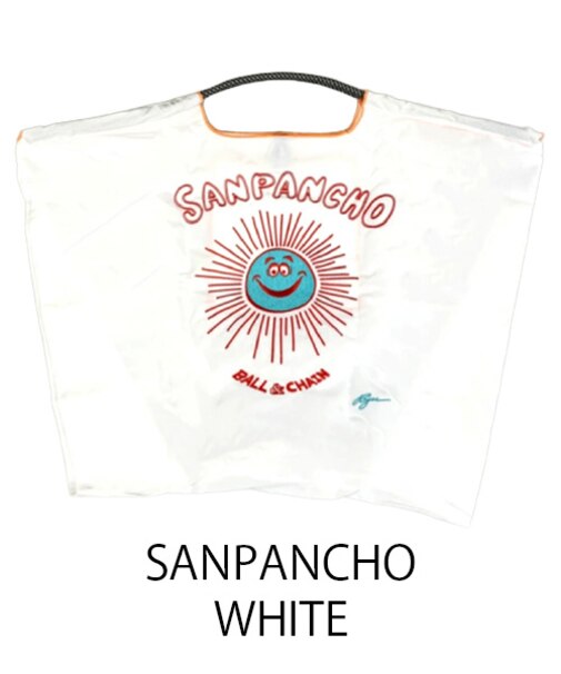 【Ball＆Chain/ボールアンドチェーン】RYU.SANPANCHO(L) 刺繍エコバッグ