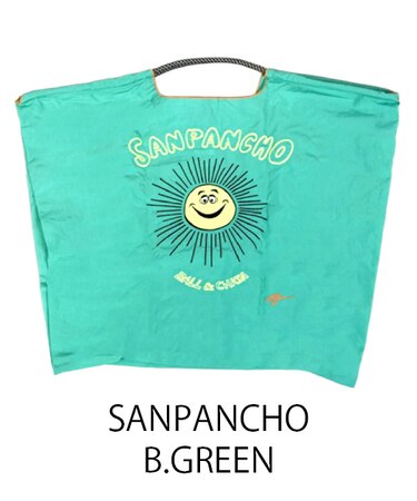 【Ball＆Chain/ボールアンドチェーン】RYU.SANPANCHO(L) 刺繍エコバッグ