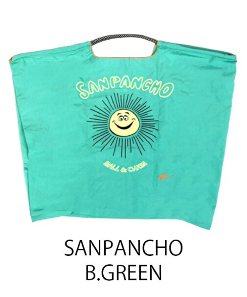 【Ball＆Chain/ボールアンドチェーン】RYU.SANPANCHO(L) 刺繍エコバッグ