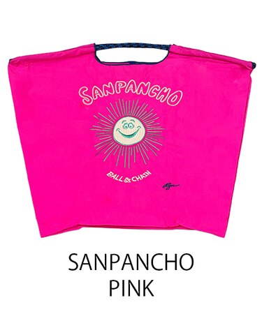 【Ball＆Chain/ボールアンドチェーン】RYU.SANPANCHO(L) 刺繍エコバッグ