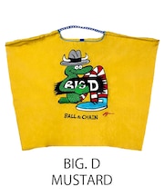 【Ball＆Chain/ボールアンドチェーン】BIG.D(L) 刺繍エコバッグ