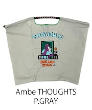 【Ball＆Chain/ボールアンドチェーン】Ambe THOUGHTS(L)刺繍エコバッグ