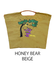 【Ball＆Chain/ボールアンドチェーン】HONEY BEAR(L) 刺繍エコバッグ
