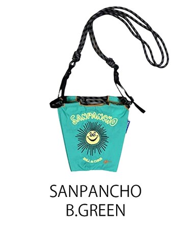 【Ball＆Chain/ボールアンドチェーン】RYU.SANPANCHO(S) 刺繍エコバッグ