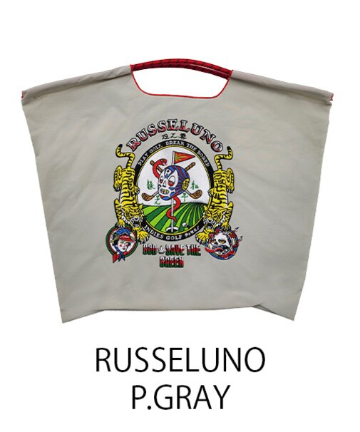 【Ball＆Chain/ボールアンドチェーン】RUSSELUNO(L) 刺繍エコバッグ