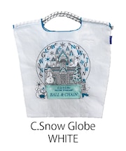 【Ball＆Chain/ボールアンドチェーン】C.Snow Globe(M) 刺繍エコバッグ