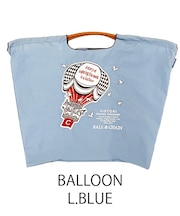 【Ball＆Chain/ボールアンドチェーン】BALLOON(L) 刺繍エコバッグ