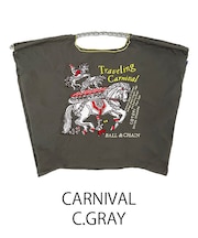 【Ball＆Chain/ボールアンドチェーン】CARNIVAL(L) 刺繍エコバッグ