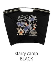 【Ball＆Chain/ボールアンドチェーン】starry camp(L) 刺繍エコバッグ