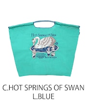 【Ball＆Chain/ボールアンドチェーン】C.HOT SPRINGS OF SWAN(L) 刺繍エコバッグ
