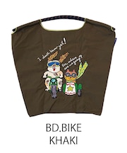 【Ball＆Chain/ボールアンドチェーン】BOBBY DAZZLER BIKE(M) 刺繍エコバッグ