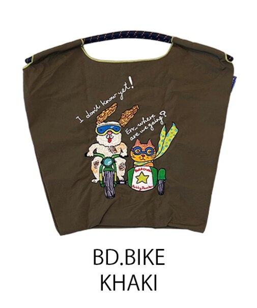 【Ball＆Chain/ボールアンドチェーン】BOBBY DAZZLER BIKE(M) 刺繍エコバッグ