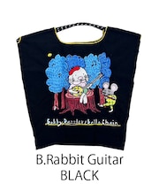 【Ball＆Chain/ボールアンドチェーン】B.Rabbit Guitar(M) 刺繍エコバッグ