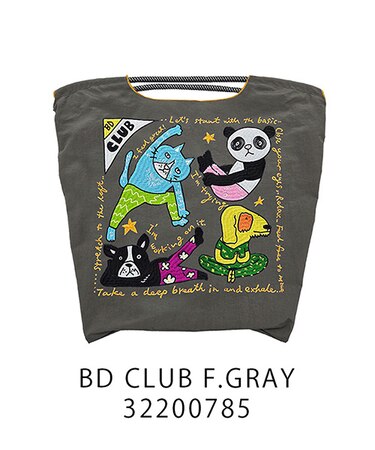 【Ball＆Chain/ボールアンドチェーン】BD CLUB(M) 刺繍エコバッグ