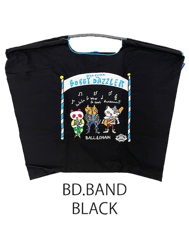 【Ball＆Chain/ボールアンドチェーン】B.BAND(L) 刺繍エコバッグ