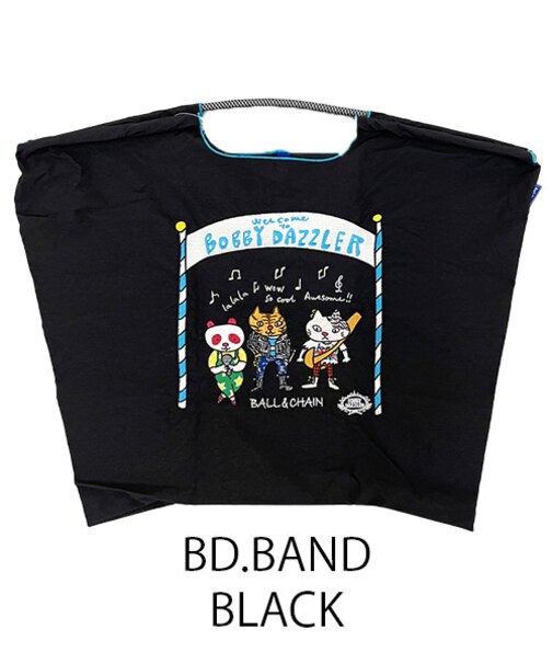 【Ball＆Chain/ボールアンドチェーン】B.BAND(L) 刺繍エコバッグ
