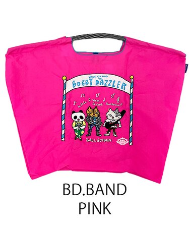 【Ball＆Chain/ボールアンドチェーン】B.BAND(L) 刺繍エコバッグ