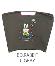 【Ball＆Chain/ボールアンドチェーン】B.RABBIT(L) 刺繍エコバッグ