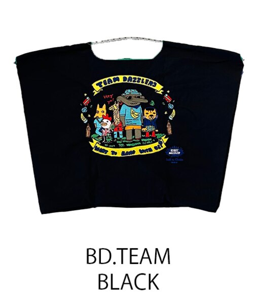 【Ball＆Chain/ボールアンドチェーン】B.TEAM L BOBBY DAZZLER TEAM(L) 刺繍エコバッグ