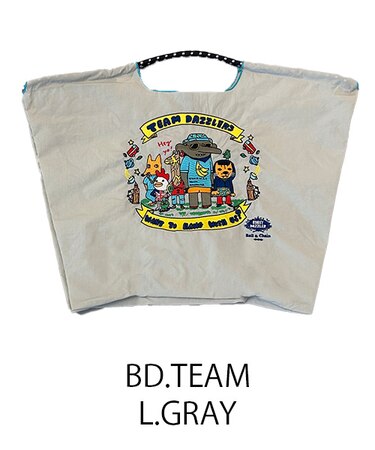 【Ball＆Chain/ボールアンドチェーン】B.TEAM L BOBBY DAZZLER TEAM(L) 刺繍エコバッグ