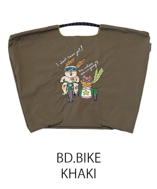 【Ball&Chain/ボールアンドチェーン】B.BIKE L BOBBY DAZZLER BIKE(L) 刺繍エコバッグ