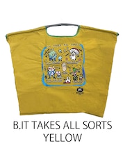 【Ball＆Chain/ボールアンドチェーン】B.IT TAKES ALL SORTS(L) 刺繍エコバッグ