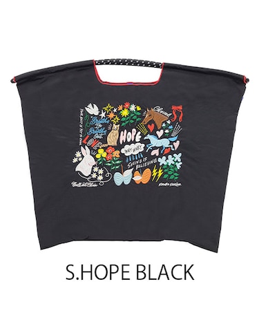 【Ball＆Chain/ボールアンドチェーン】S.HOPE(L) 刺繍エコバッグ