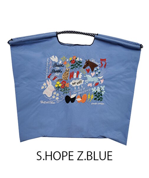 【Ball＆Chain/ボールアンドチェーン】S.HOPE(L) 刺繍エコバッグ