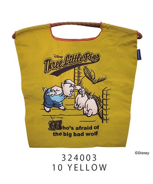 【Ball＆Chain/ボールアンドチェーン】The Three Little Pigs(M) 刺繍エコバッグ