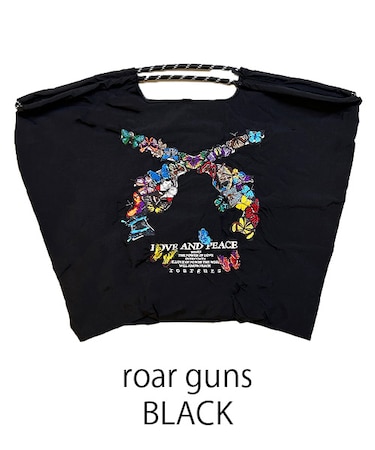 【Ball＆Chain/ボールアンドチェーン】roar guns(L) 刺繍エコバッグ