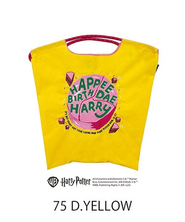 【Ball＆Chain/ボールアンドチェーン】「ハリー・ポッター」halleys birthday cake(M) 刺繍エコバッグ