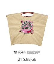 【Ball＆Chain/ボールアンドチェーン】「ハリー・ポッター」halleys birthday cake(L) 刺繍エコバッグ